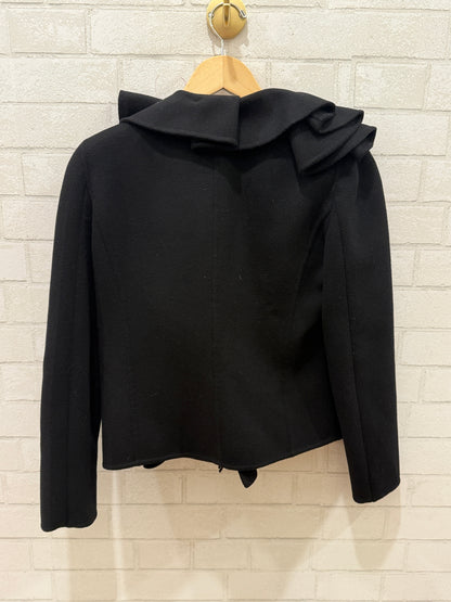 VALENTINO Ruffle Collar Jacket / S