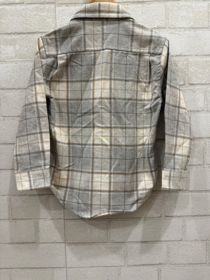 HOPE & HENRY Tartan Dress Shirt/ 5Y
