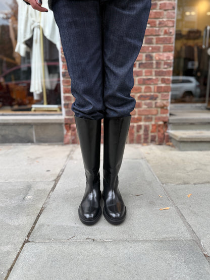 LEGRES NWT Leather Knee Boots/ US8.5-EU39