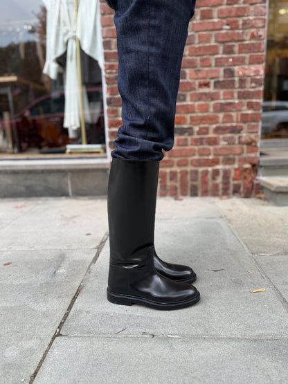 LEGRES NWT Leather Knee Boots/ US8.5-EU39