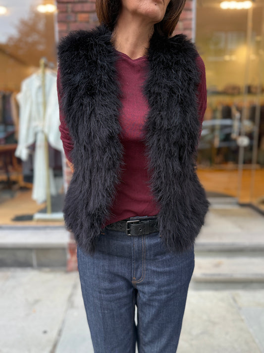 CLUB MONACO Feather Vest / S