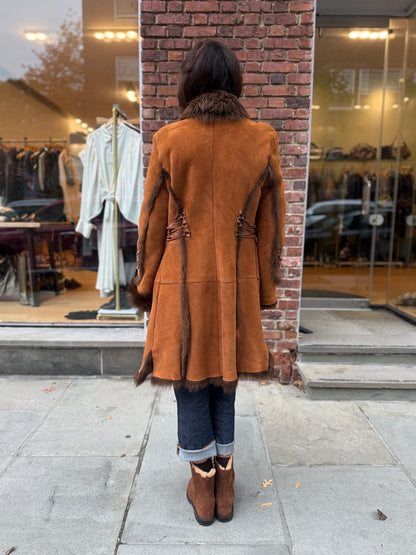 REDI Brown Sherling Coat / M-EU40