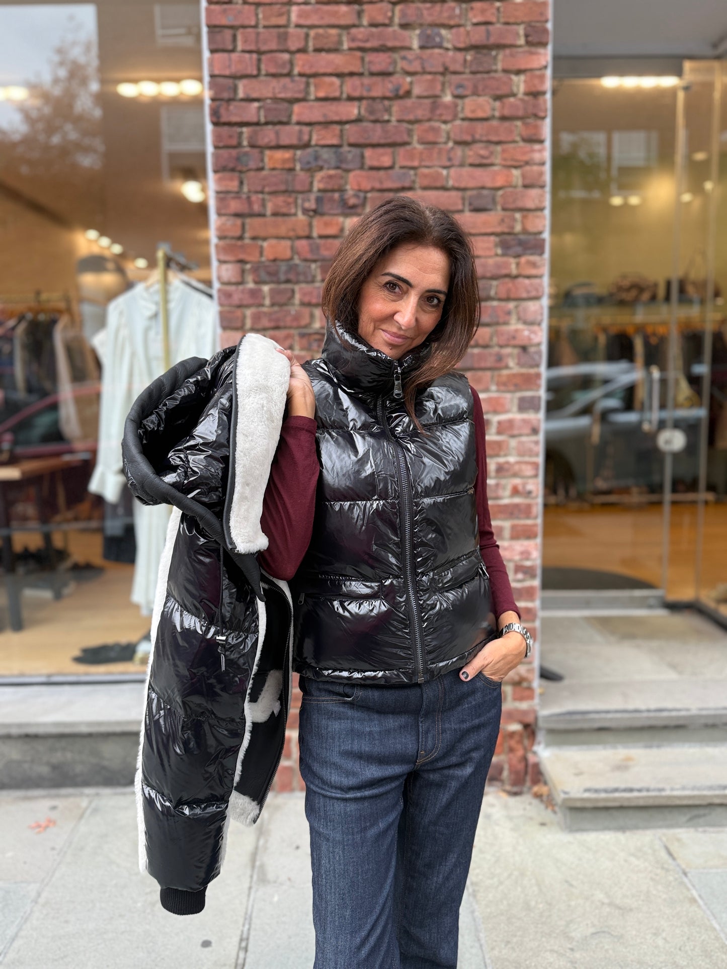 PAJAR  Danique Luxury 3in1 Mixed Sherling Down Puffer/XS