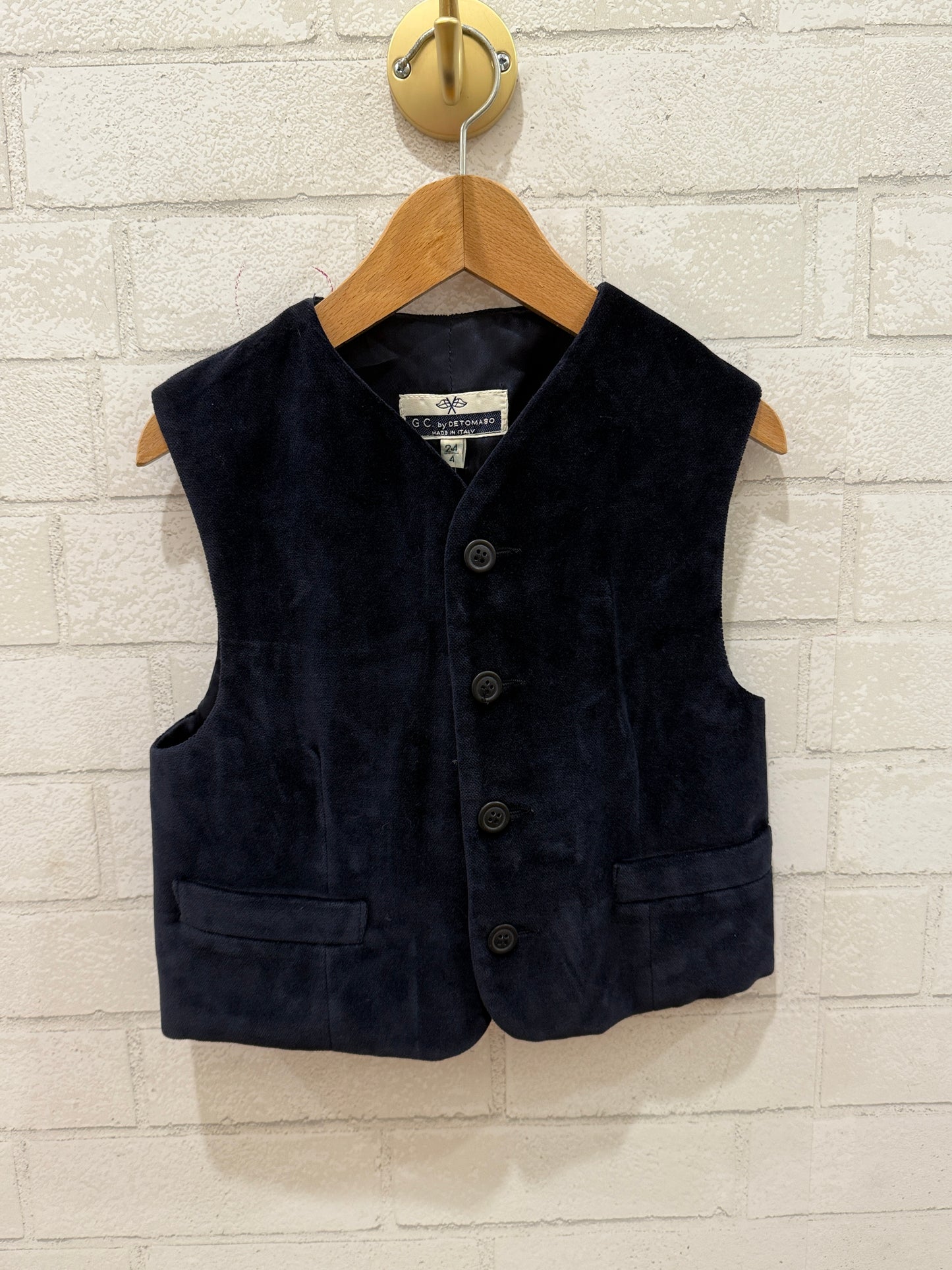 G.C BY DETOMASO Sleeveless Suit Jacket/ 4Y