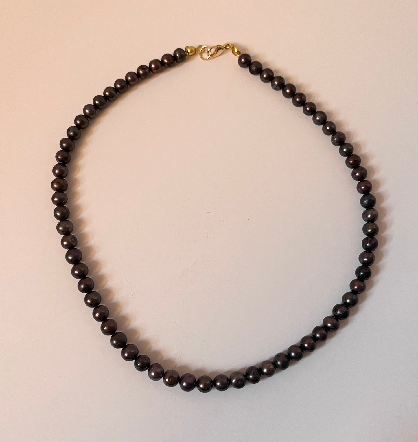 NO BRAND Black Pearl Necklace