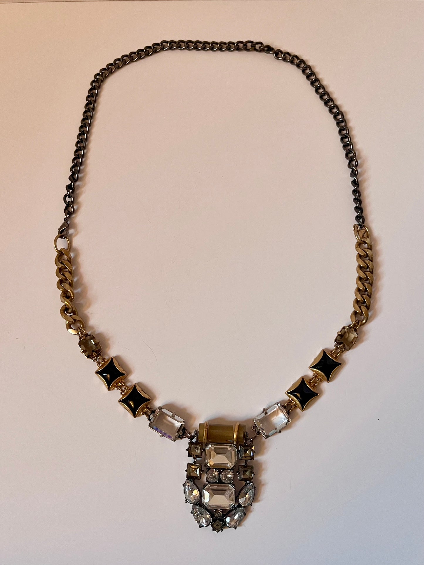 STELLA & DOT Phoenix Mixed Metal Statement Necklace