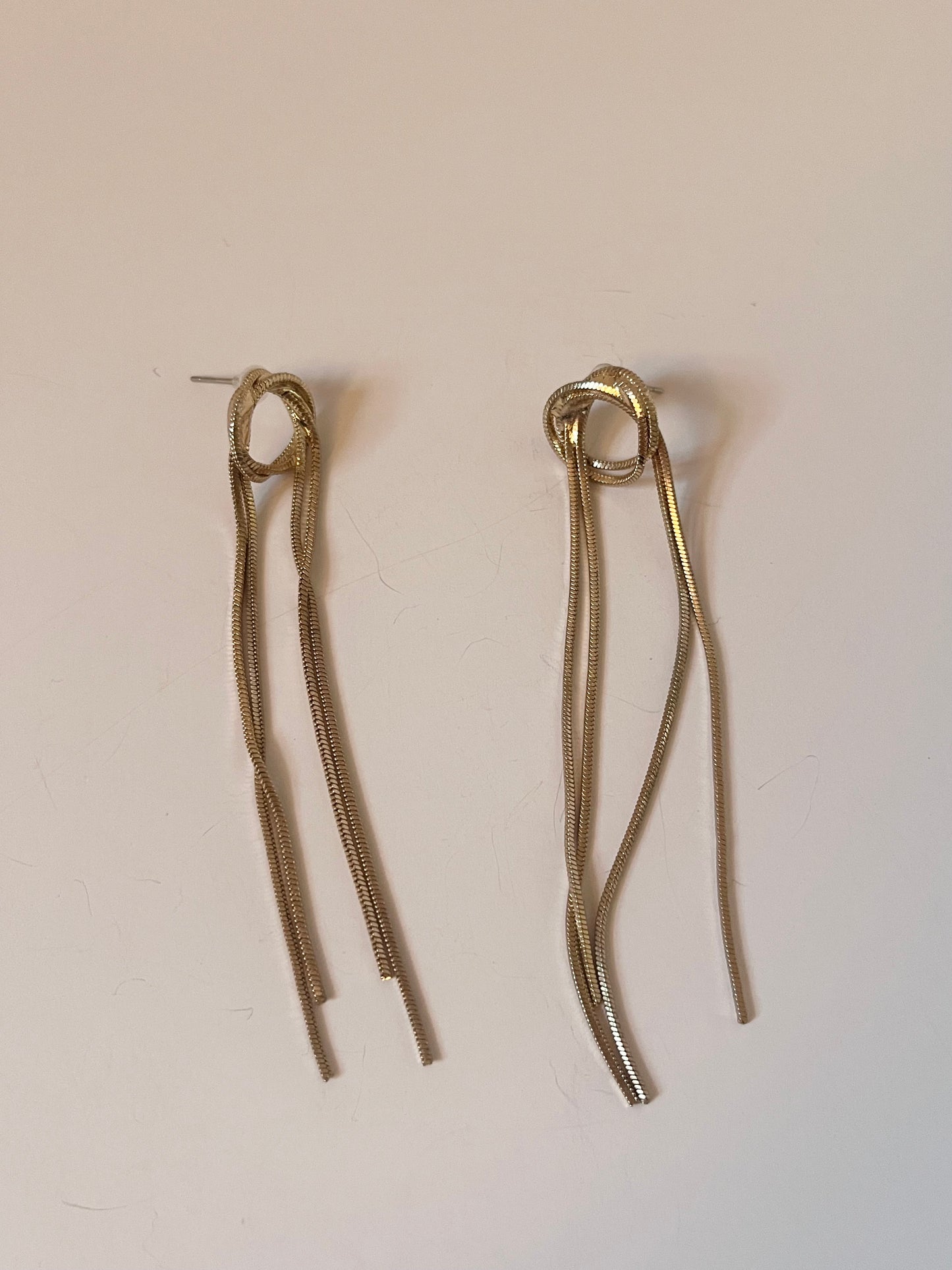 NO BRAND Gold Chain Dangle Earrings