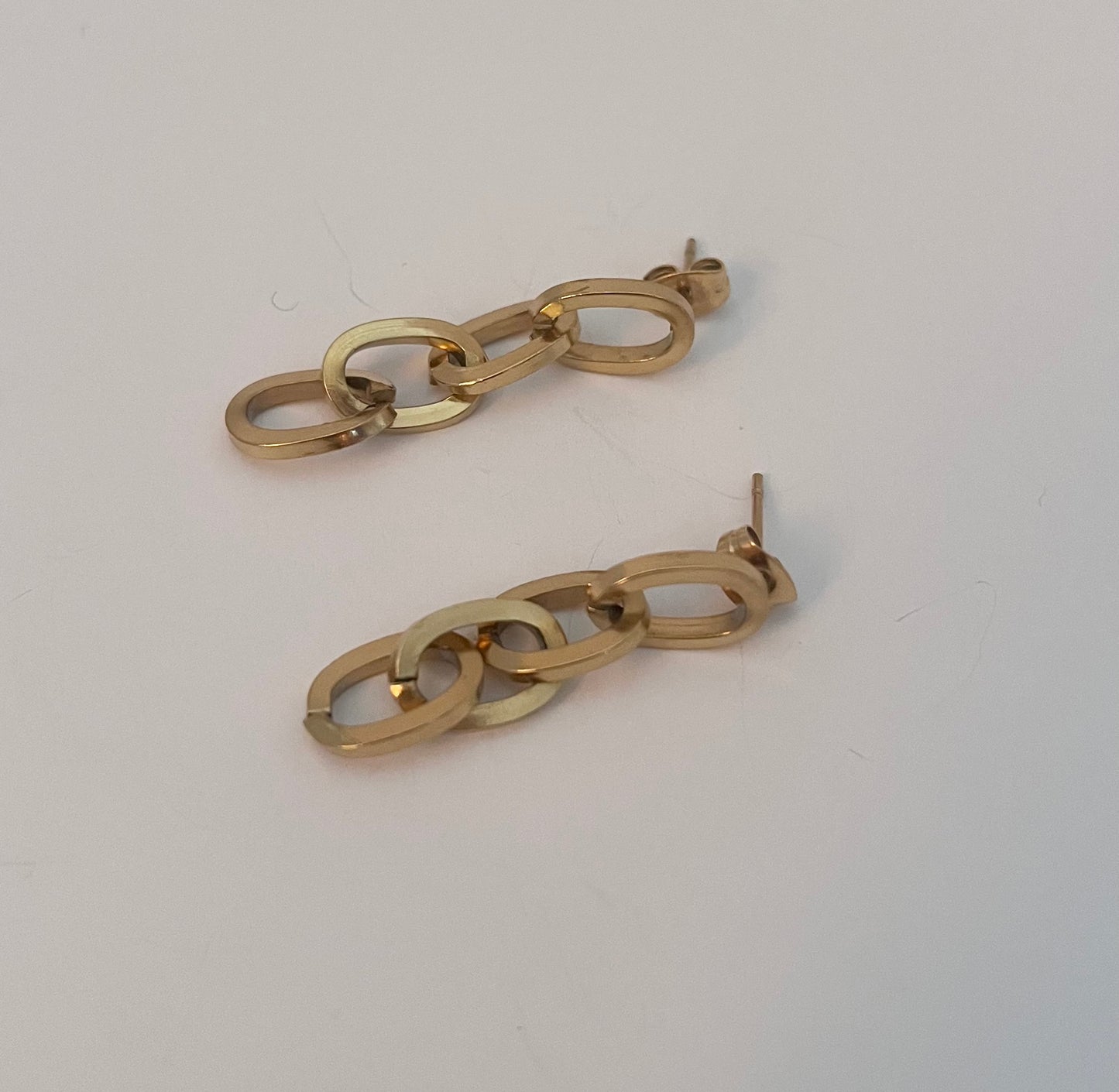 NO BRAND Gold-toned Chain Link Earrings