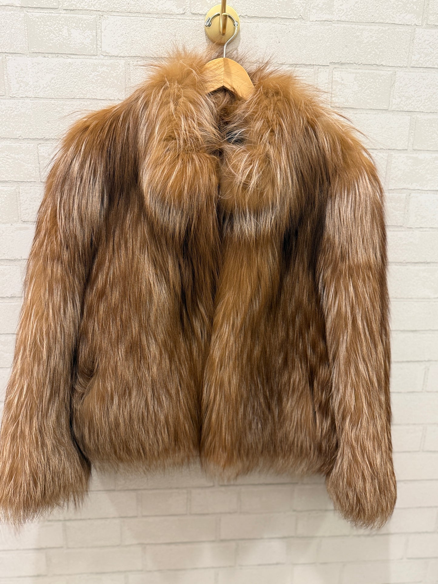 KARL LAGERFELD Fox Fur Coat / S