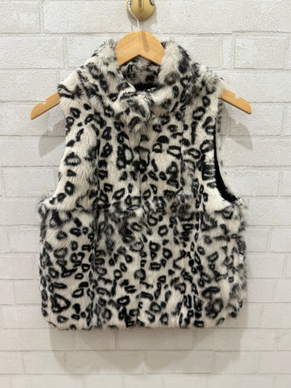 HAUTE HIPPIE NWT Fur Leopard Print Vest / S