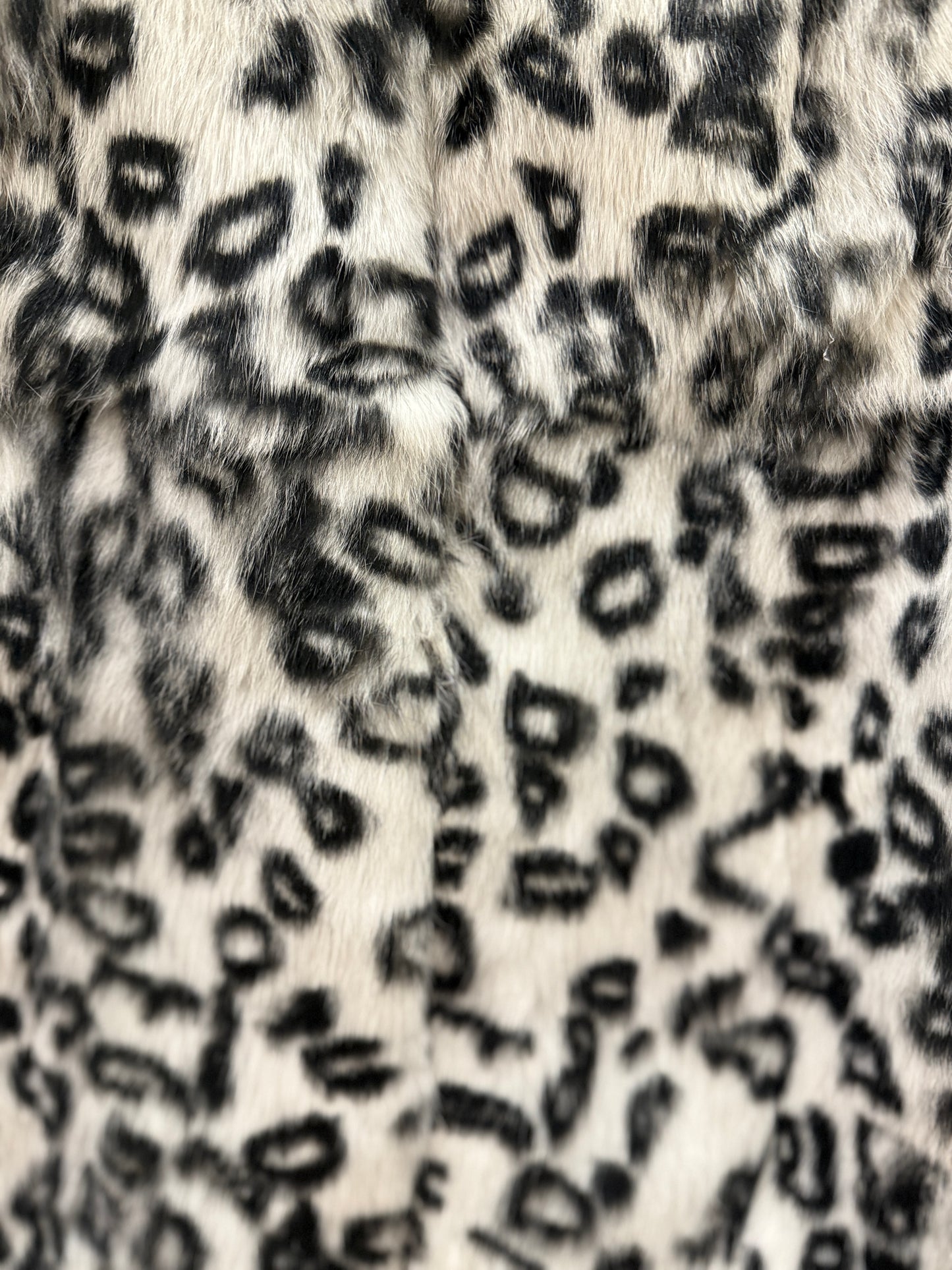 HAUTE HIPPIE NWT Fur Leopard Print Vest / S