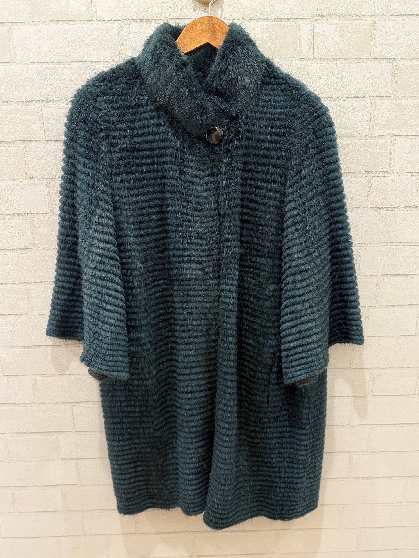 LINDA RIDCHARDS Mink Jersey Green Jacket / S