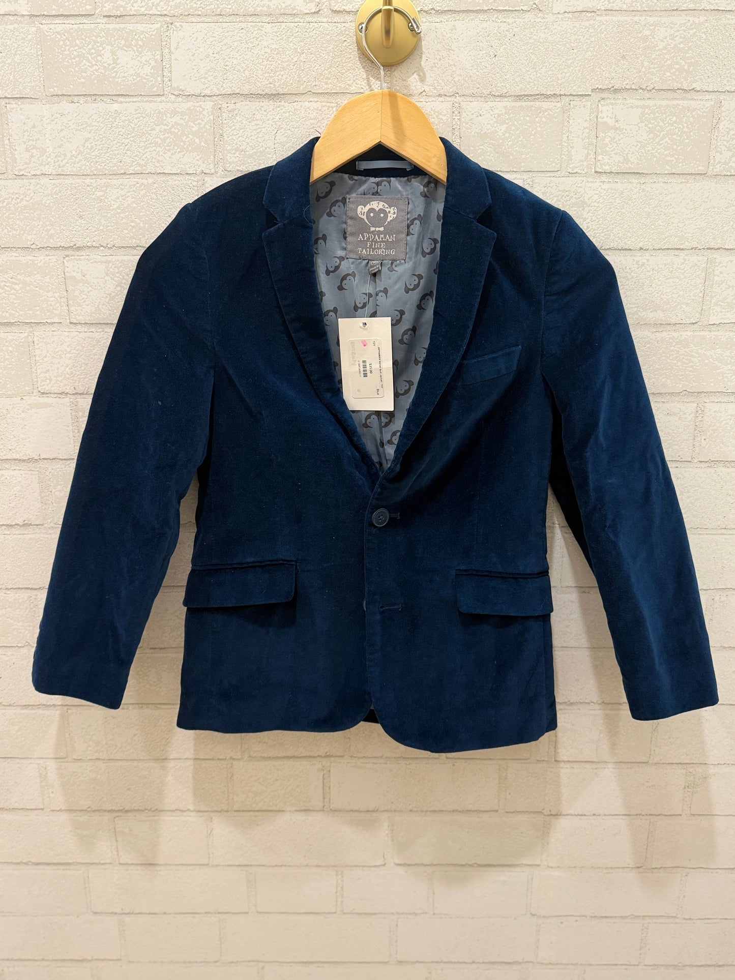 APPAMAN Velvet Suit Jacket / 10Y