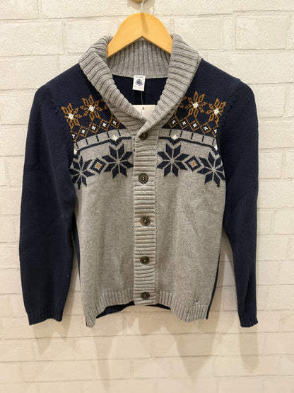 PETIT BATEAU Cotton Cardigan / 12Y