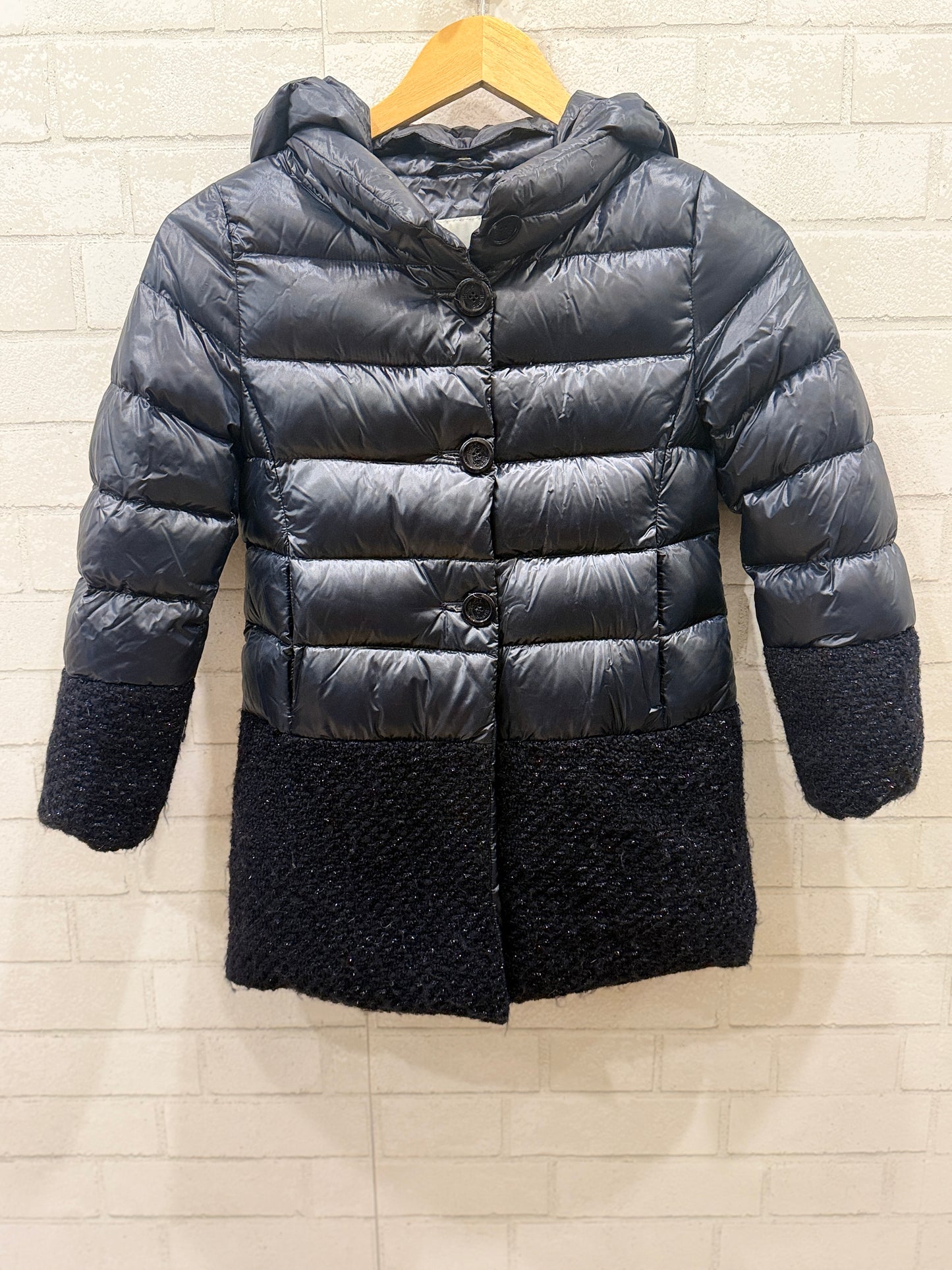 HERNO Girl Down Padded and Boucle Tweed Jacket / 8Y