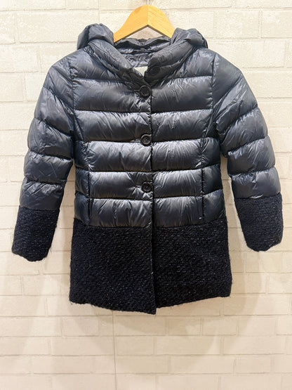 HERNO Girl Down Padded and Boucle Tweed Jacket / 8Y