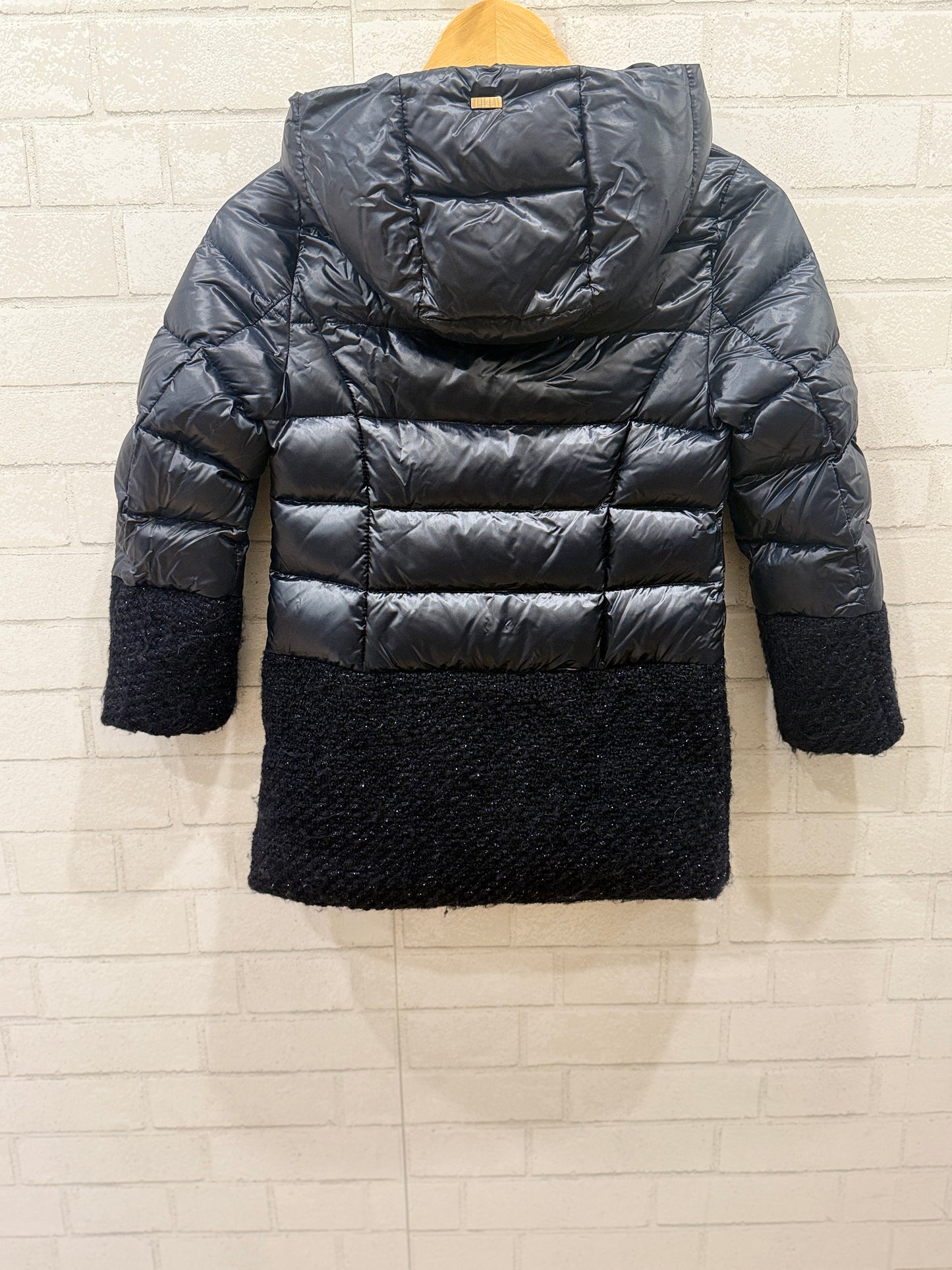 HERNO Girl Down Padded and Boucle Tweed Jacket / 8Y