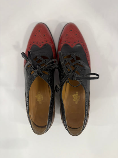 HERMES Oxford Shoes / US7.5-EU37.5