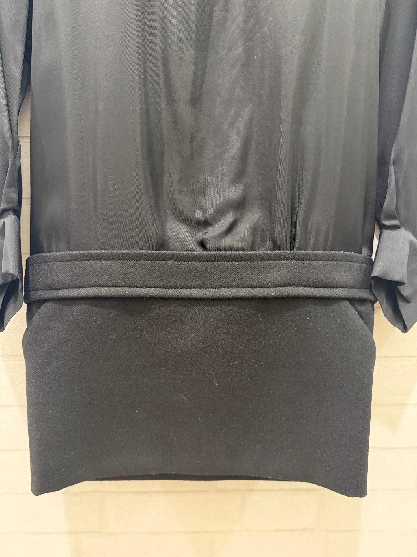 STELLA MC CARTNEY LS Mini Dress With Wool Skirt/ US: M-EU:40