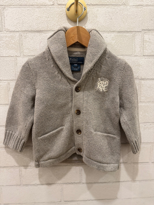 POLO RALPH LAUREN Shawl Collar Cardigan / 18M