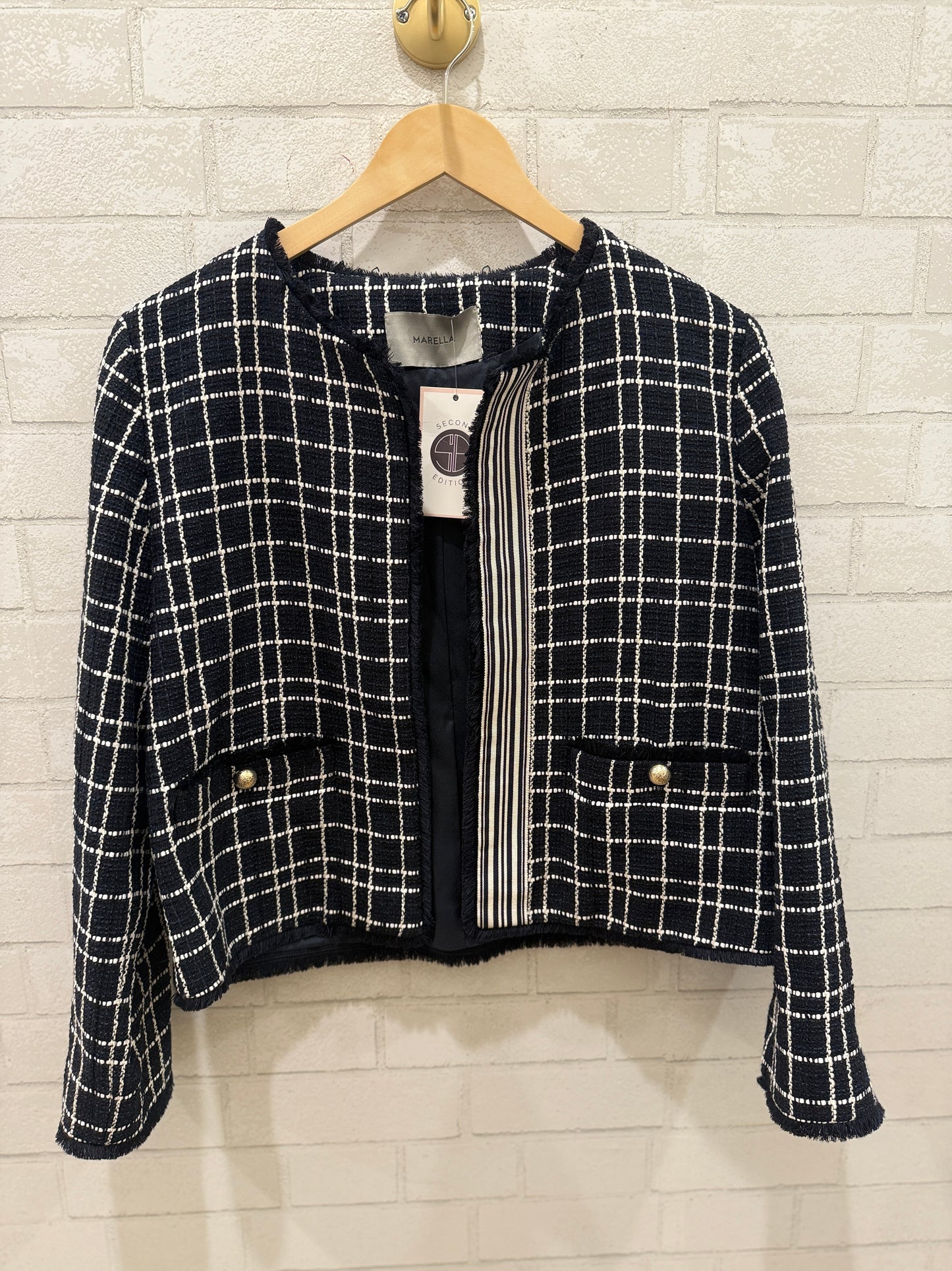 MARELLA Tweed Jacket / M