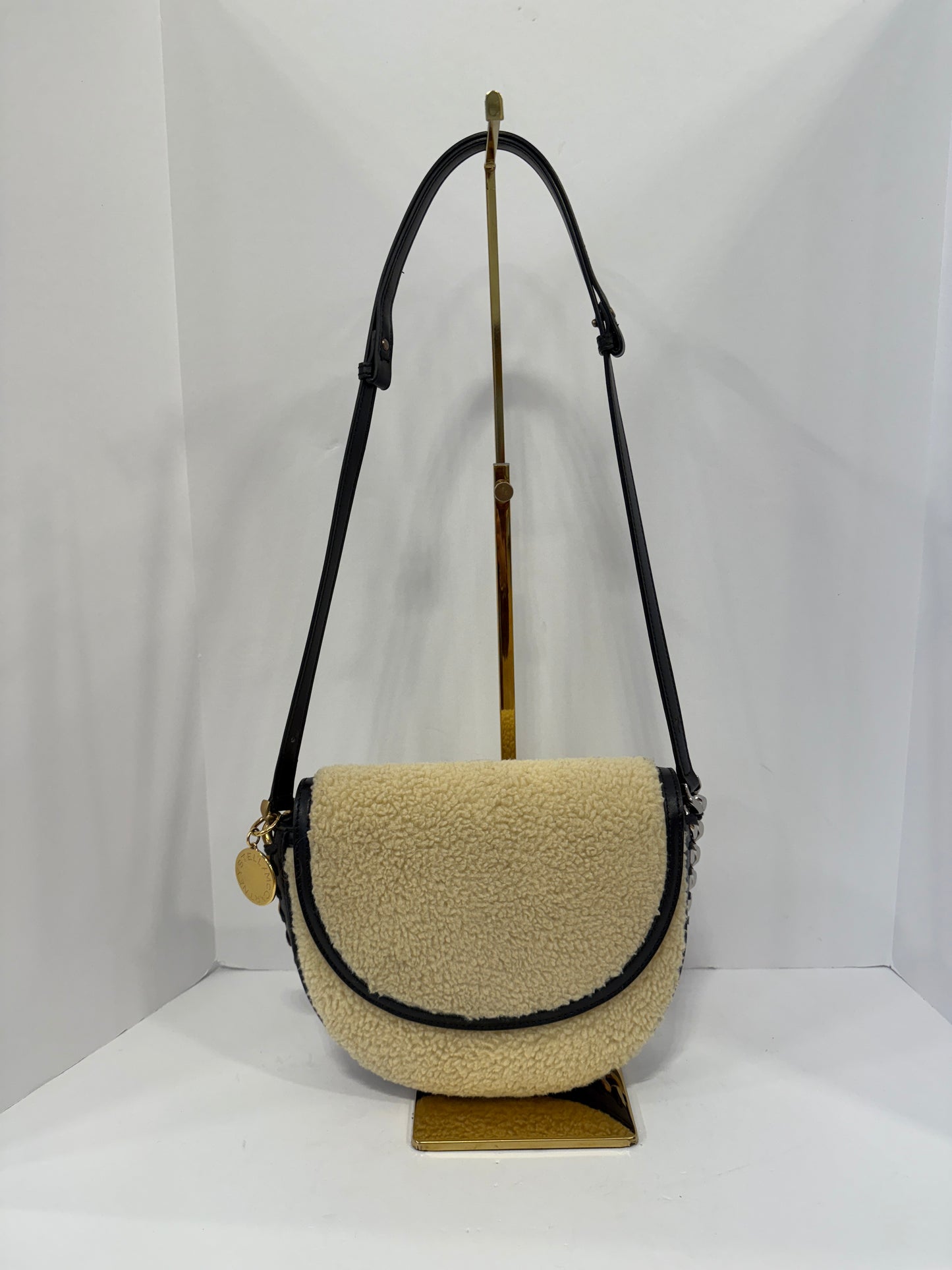 STELLA MC CARTNEY  Teddy Fleece Shoulder Bag