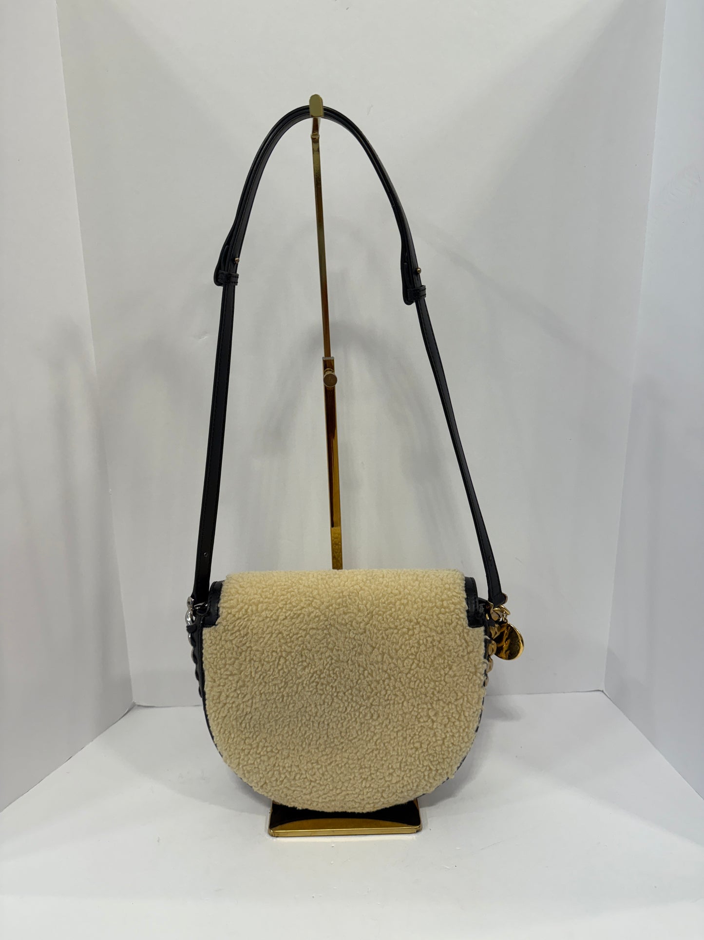 STELLA MC CARTNEY  Teddy Fleece Shoulder Bag