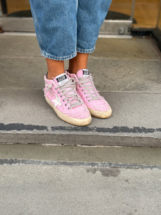 GOLDEN GOOSE Midstar Canvas Sneakers / US6-EU36