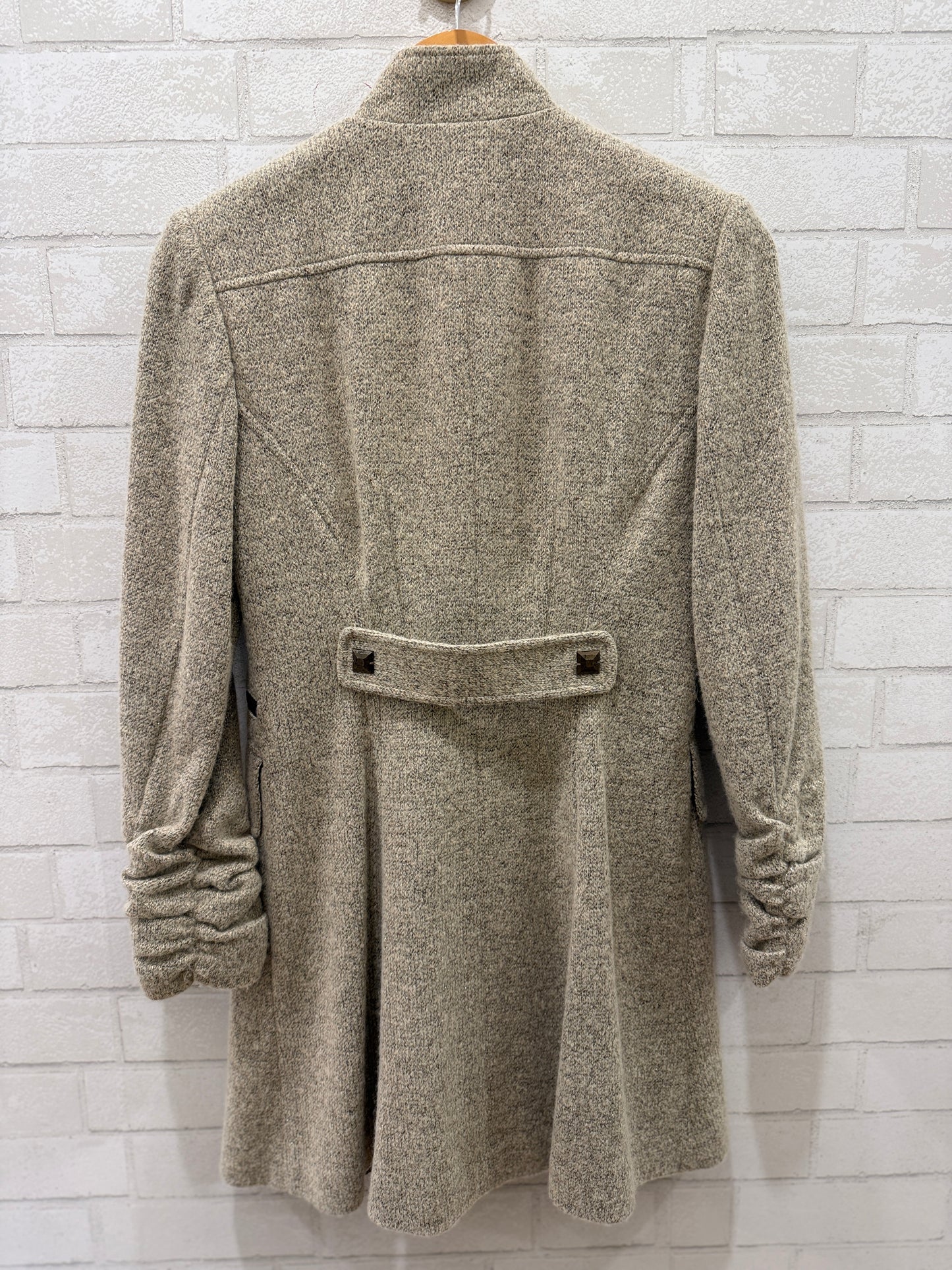 NANETTE LEPORE NWT Wool Coat With Stones/ S-36