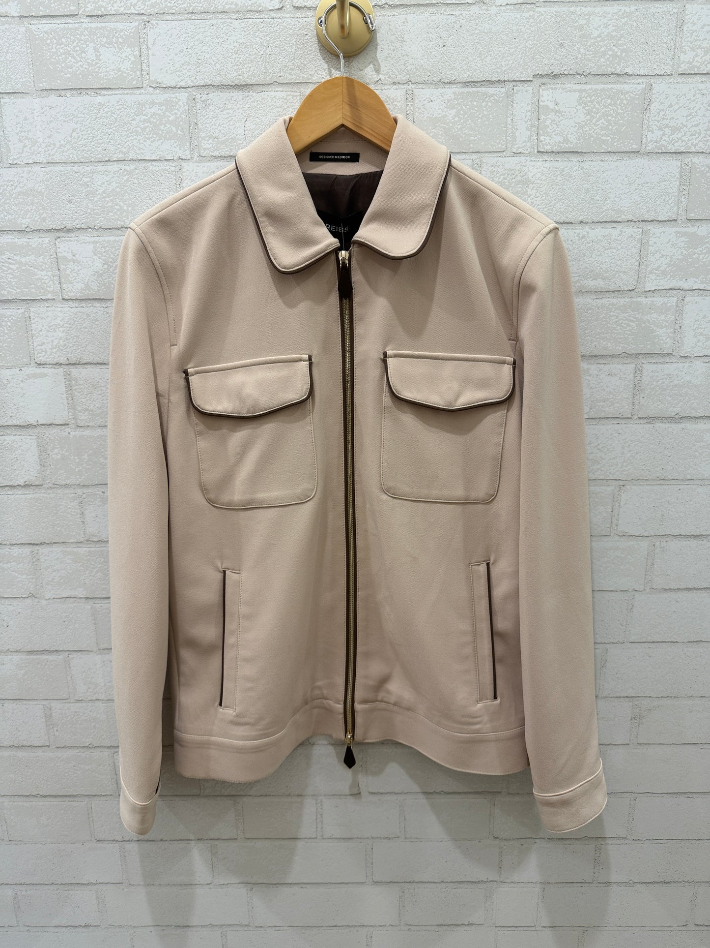 REISS Zipped Jacket With 2 Big Pockets / US S-EU36
