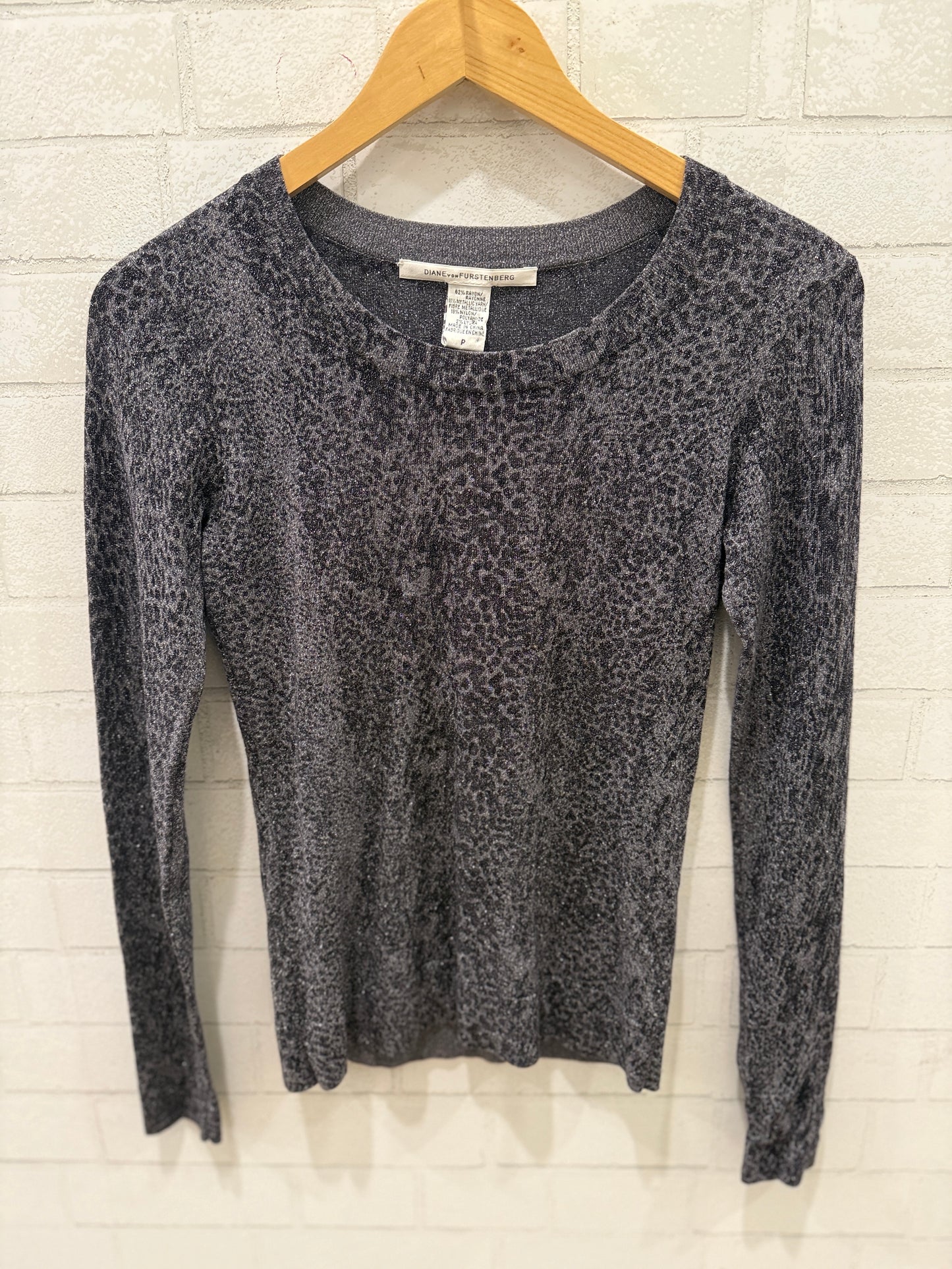 DIANE VON FURSTENBERG Snake Print Sweater / S