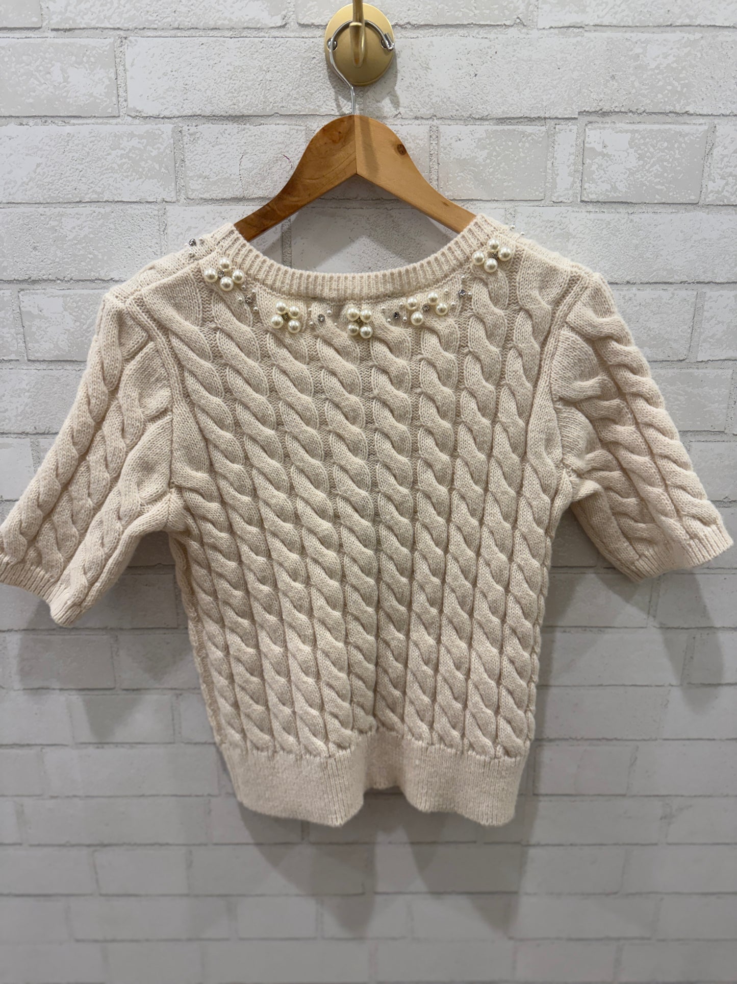 BCBG MAXAZRIA  NWT Ss Cardigan With Pearls/ US XS-EU36