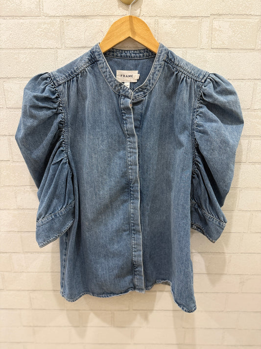 FRAME SS Denim Shirt / M