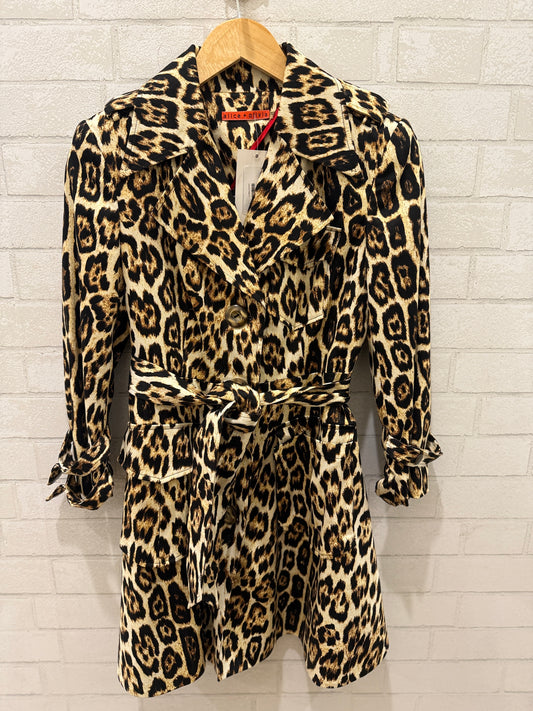ALICE+OLIVIA Leaopard Dress Coat/ US S-EU36