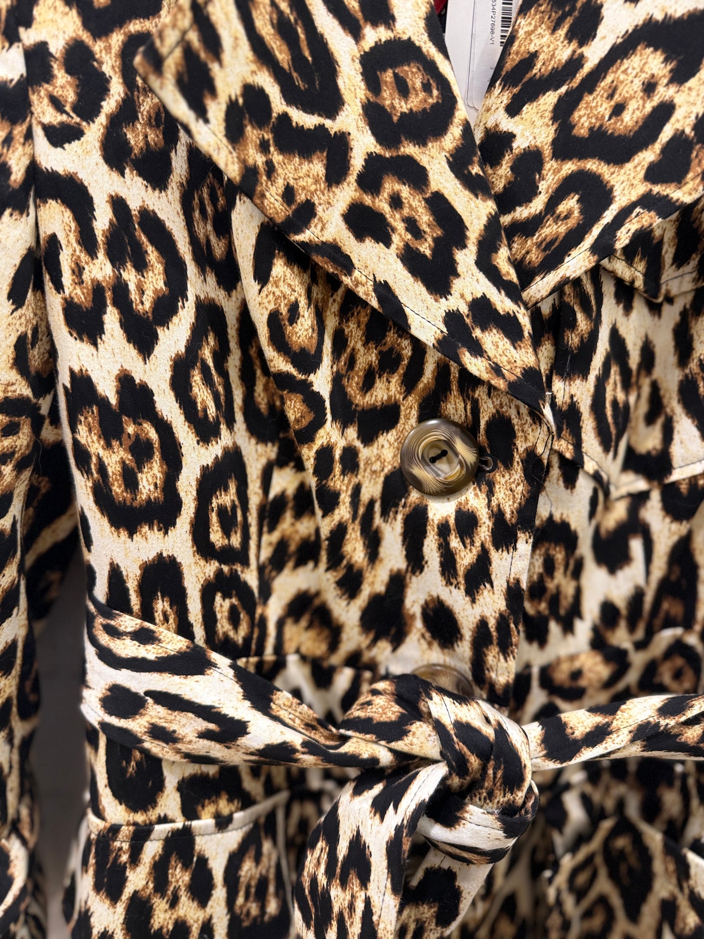 ALICE+OLIVIA Leaopard Dress Coat/ US S-EU36