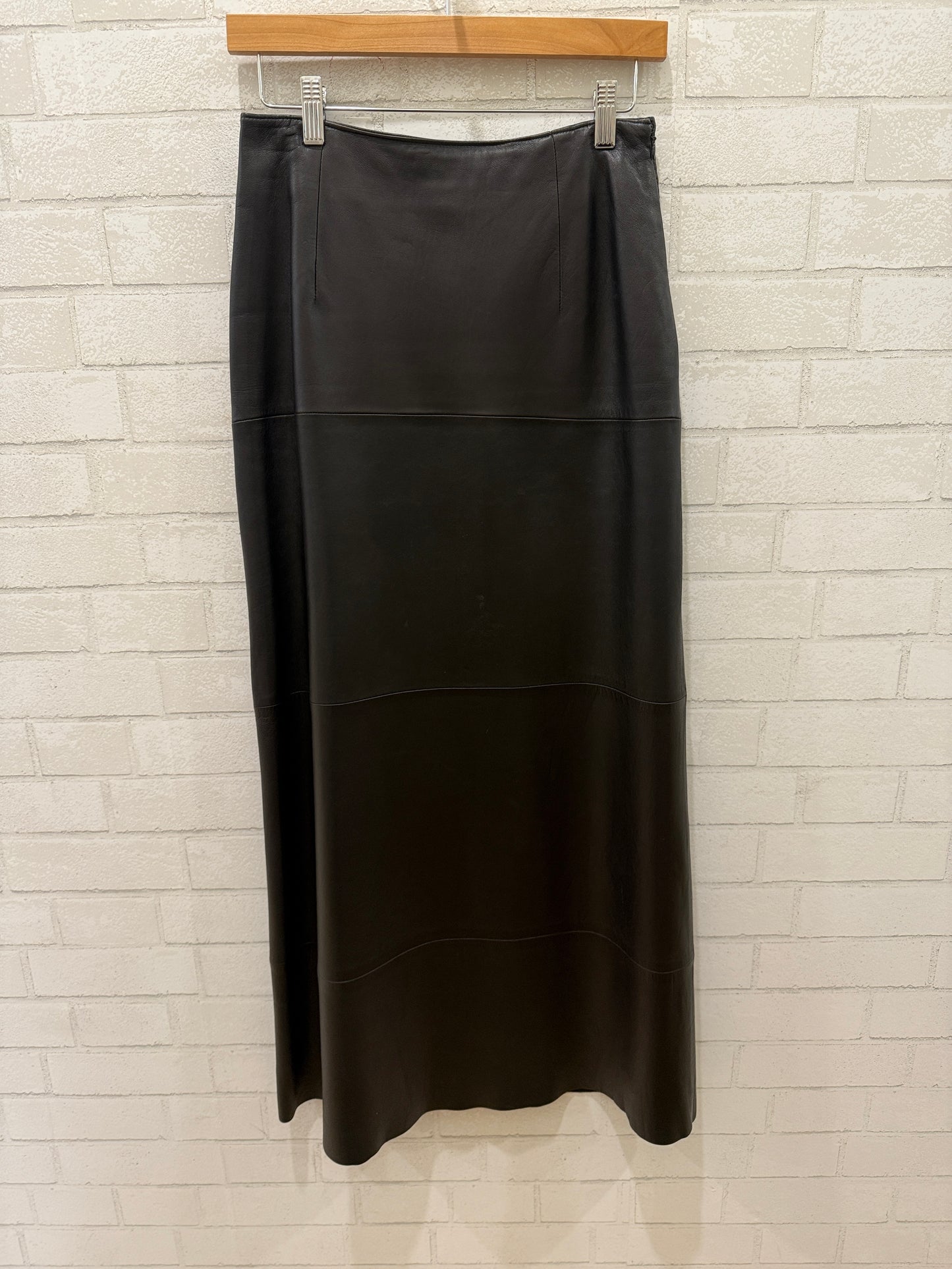 COSA NUOVA Long Leather Skirt Size L