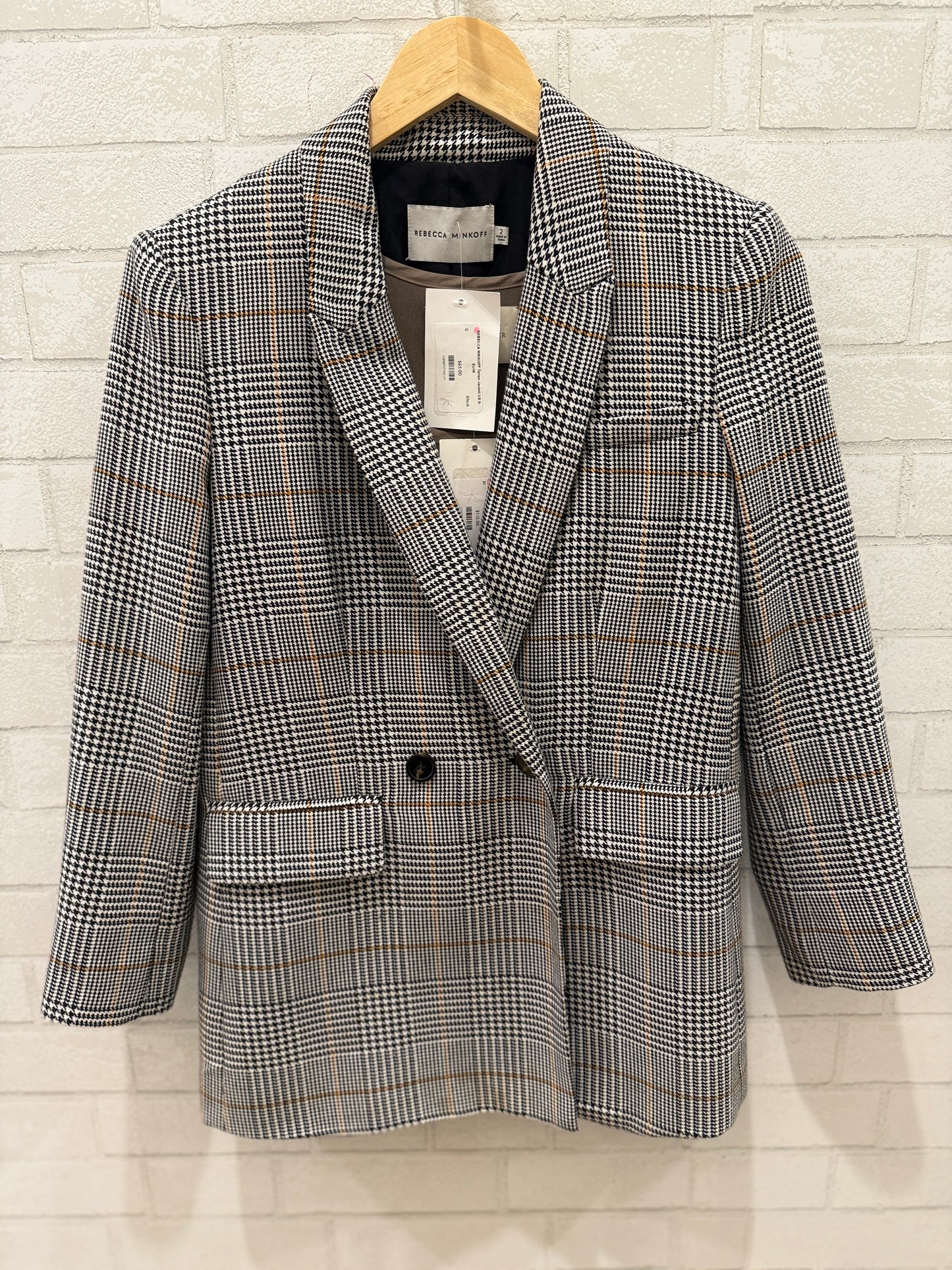 REBECCA MINKOFF Tartan Jacket/ US S-EU36