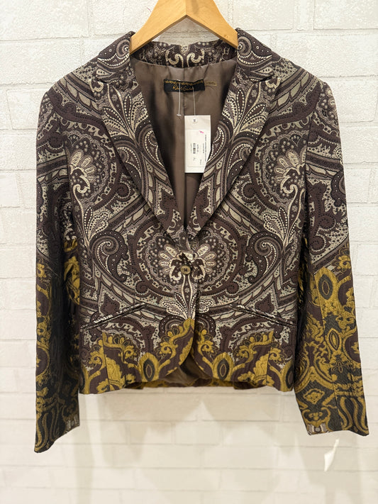 ROBERT GRAHAM NWT Embroided Jacket/US8-M