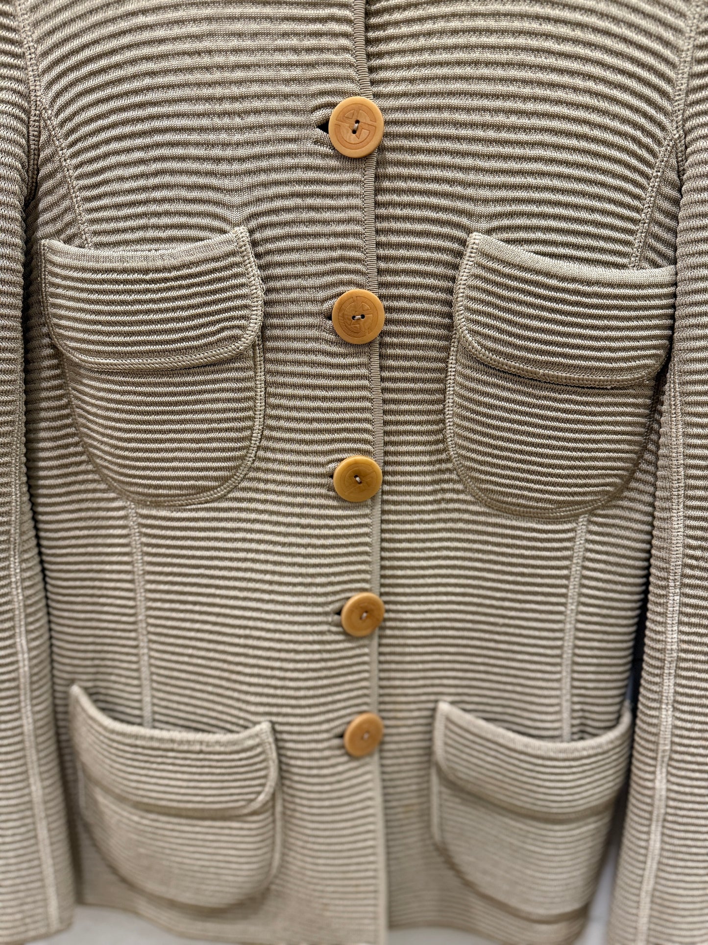GIORGIO ARMANI Vintage Cardigan Pockets / M-EU40