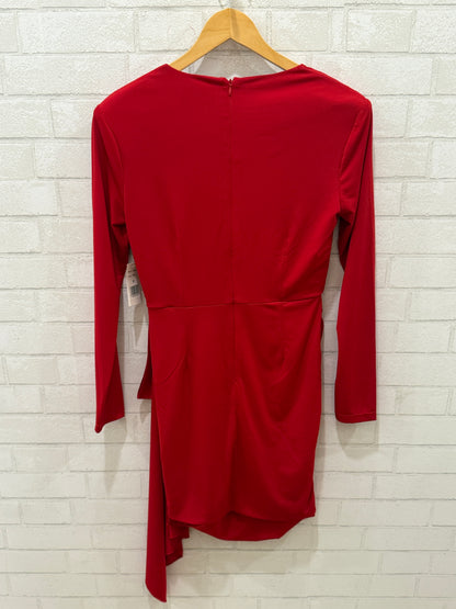 ALEXIA ADMOR NWT LS V NECK Midi Dress/S