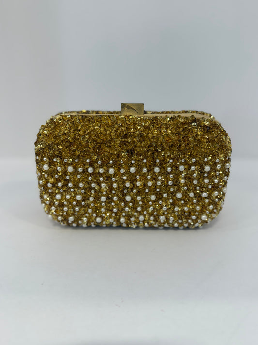 SANTI Beaded clutch