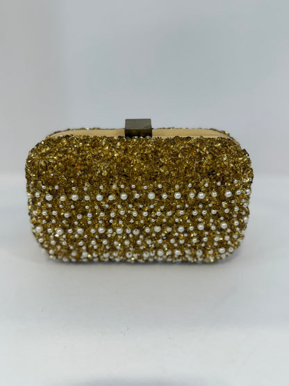 SANTI Beaded clutch