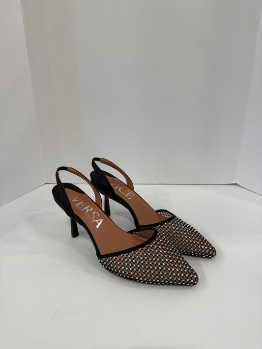 VERSA Pointy Strass High Heels Shoes/US8.5-EU 39