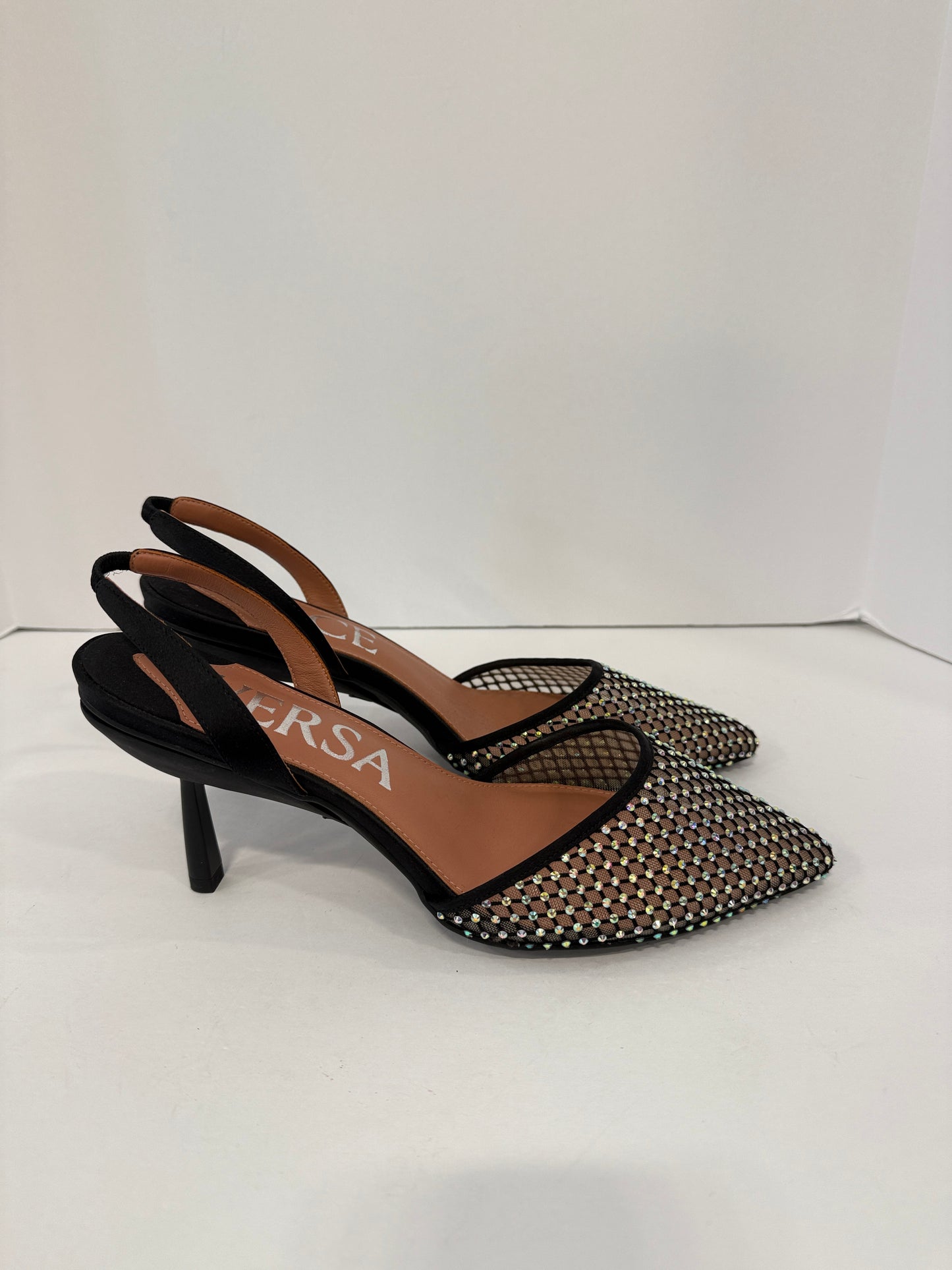 VERSA Pointy Strass High Heels Shoes/US8.5-EU 39