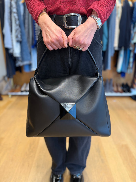 VALENTINO GARAVANI One Stud Calf Leather Tote Bag/OS