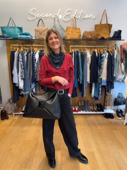 VALENTINO GARAVANI One Stud Calf Leather Tote Bag/OS