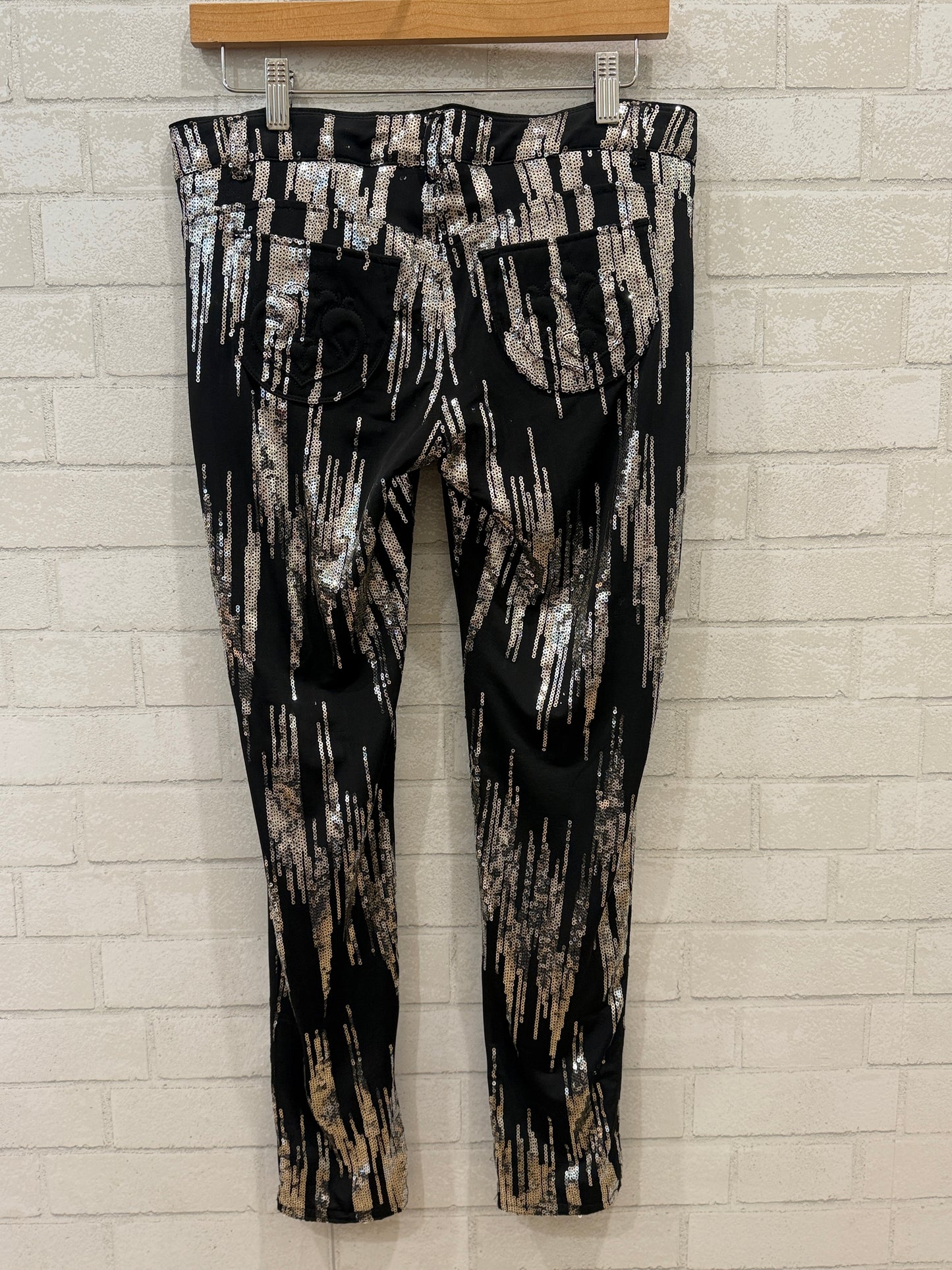 SIWY Silver Sequin Pants / M-US29