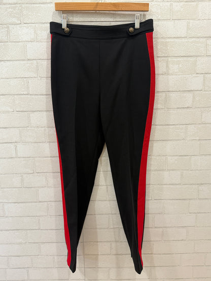 ALEXANDER MC QUEEN Wool Pants with Red Accent / L-IT46