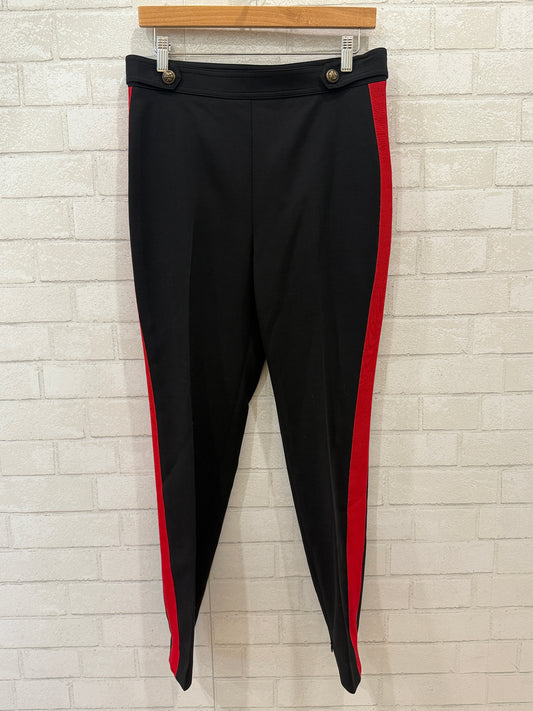 ALEXANDER MC QUEEN Wool Pants with Red Accent / L-IT46