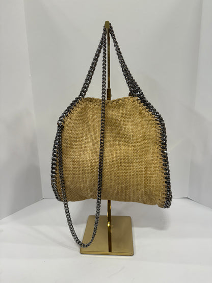 STELLA MC CARTNEY Raffia Falabella Handbag / OS